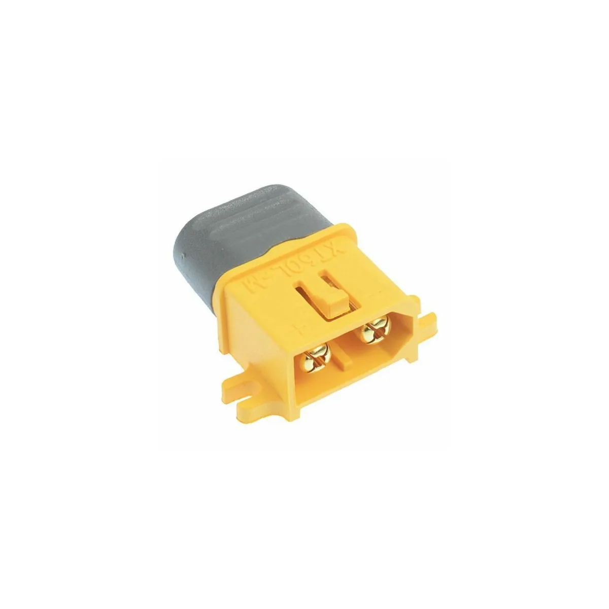Conector XT60 alimentare DC mufa tata 2pin lipire galbena AMASS XT60L-M