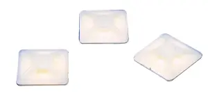 Baze pentru coliere de strangere cu baza 19x19mm autoadeziva pentru cabluri clema max 3.6mm FIXPART