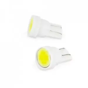 Bec LED Pozitie 12V 1W COB 18 chipuri T10 5W5 90lm 2buc set Carguard