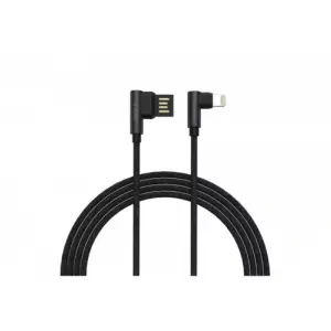 Cablu Golf Pudding iPhone 48I 1m 2.4A negru