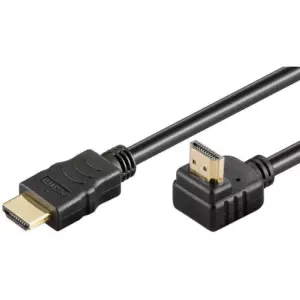 Cablu HDMI 90 grade 3m v2.0 3D Ethernet High Speed WELL