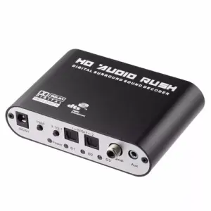 Adaptor convertor audio DIGITAL la ANALOG 2.1 sau 5.1 TOSLINK