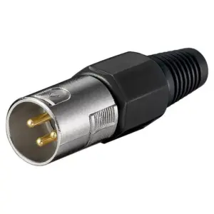 Mufa XLR tata 3 pini cu lipire Goobay