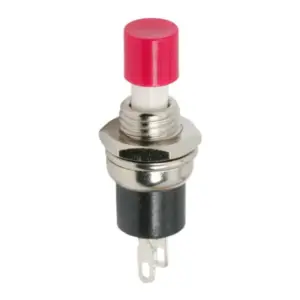 Buton 1 circuit 1.5A 250V OFF-(ON) fara retinere rosu