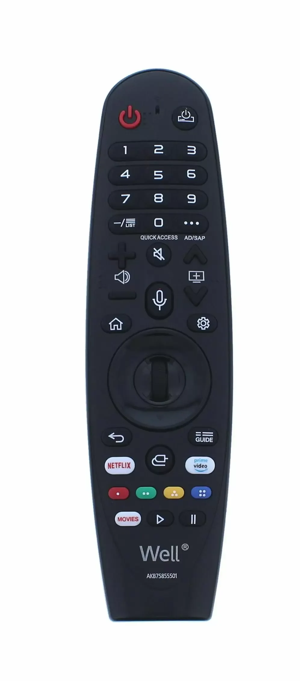 Telecomanda Universala TV LCD LG AKB75855501 Well RC-UNIV-LG01-WL