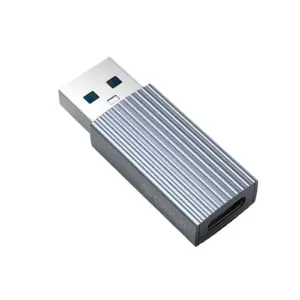Adaptor USB-A tata - USB Type C mama gri aluminiu Orico AH-AC10-GY 41x17x8.4 mm
