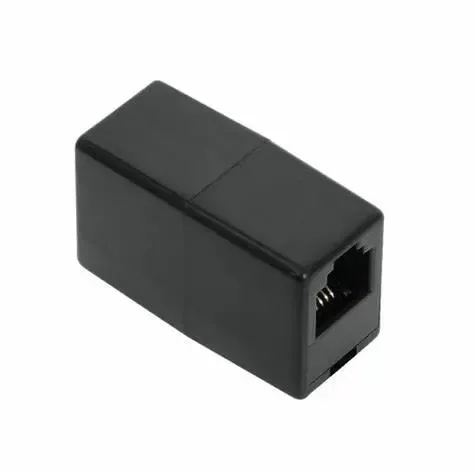 Cupla prelungire telefonica modulara RJ11 6P4C negru Well