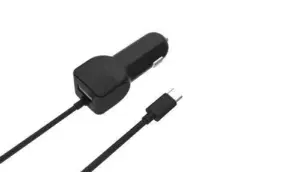 Alimentator USB bricheta auto cu cablu USB C 2 iesiri 2.4A negru Well