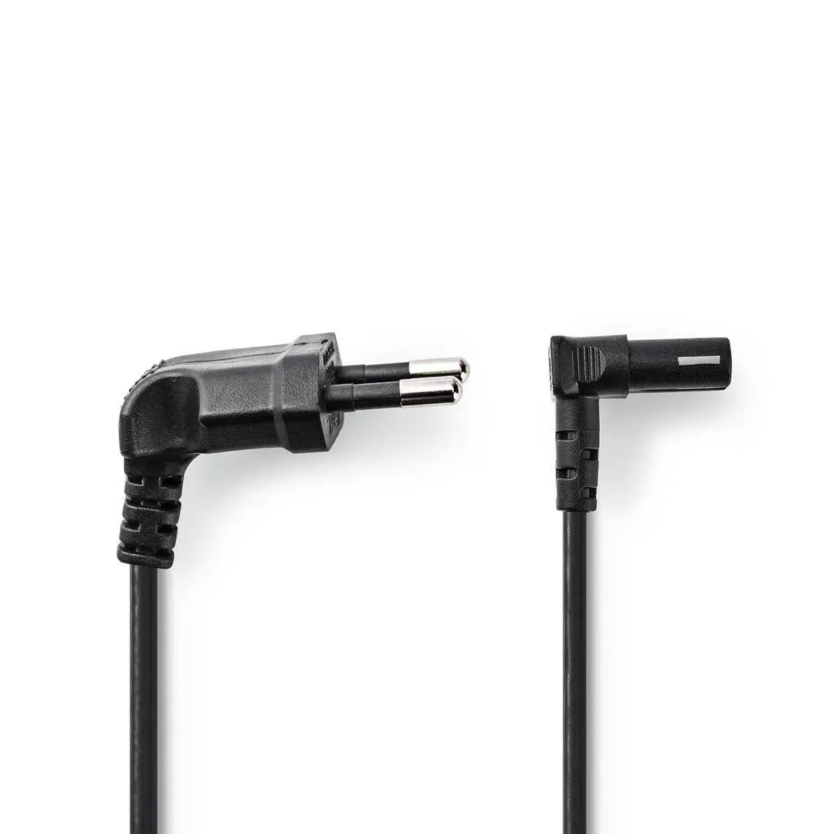 Cablu alimentare Euro cotit tata - 2 Pini IEC-320-C7 cotit 3m Nedis