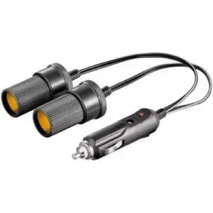 Spliter bricheta auto cu 2 iesiri Goobay