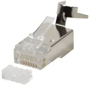 Mufa RJ45 Cat6a Cat7 Cat7a Cat8.1 ecranata 8p8c 1.2-1.45mm 22-24AWG LOGILINK MP003