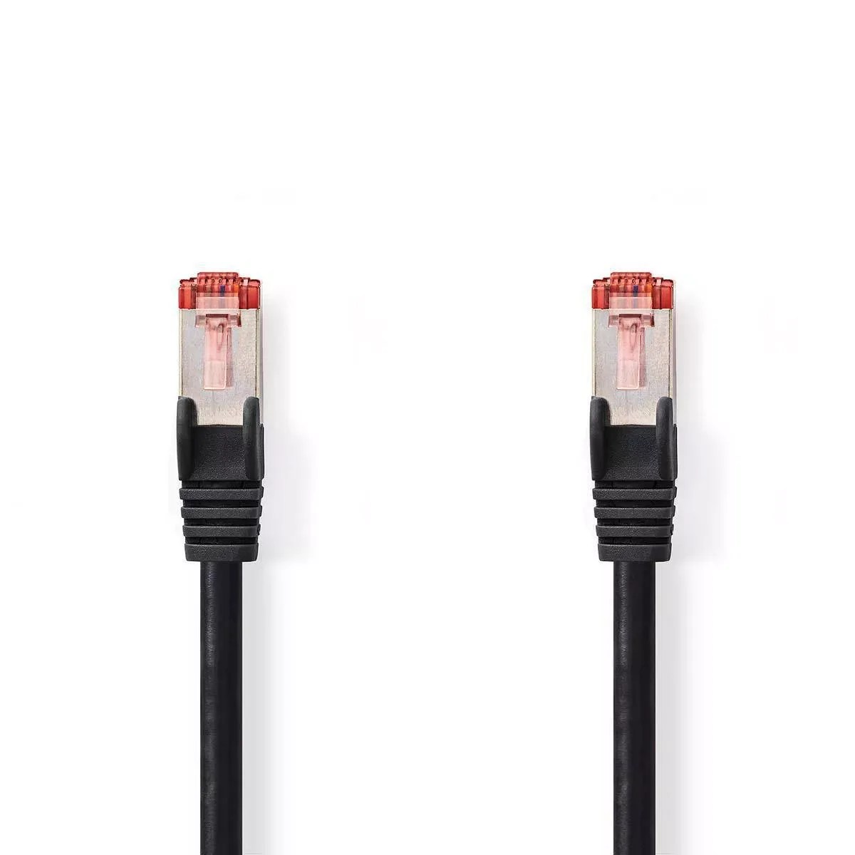 Cablu de retea Cat6 SFTP RJ45 tata - RJ45 tata 5m negru Nedis