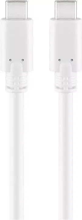 Cablu USB Type C Generatia 1 tata-tata 1m alb GOOBAY