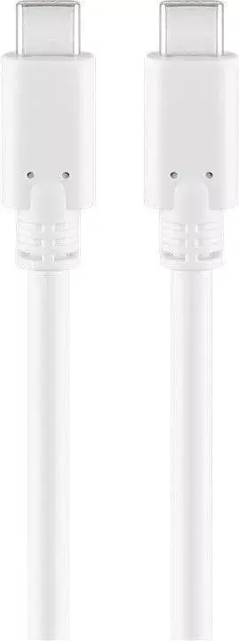 Cablu USB Type C Generatia 1 tata-tata 1m alb GOOBAY