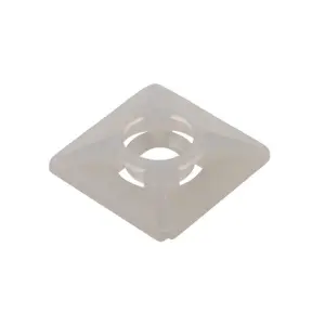 Set suporti cu adeziv patrat mic 19x19mm alb 100buc BAS.2MT.507 SapiSelco Italy