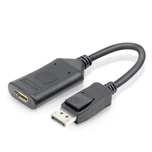 Cablu adaptor convertor DisplayPort tata la HDMI mama activ 4K 60Hz 20cm