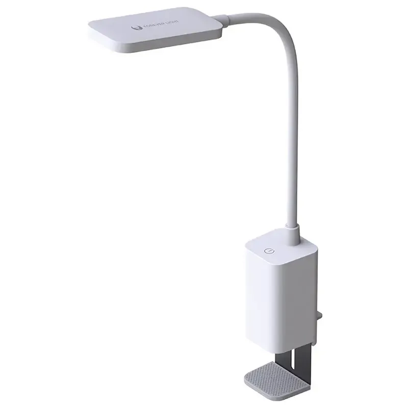 Lampa LED de birou 6W 4000K cu acumulator 1200mAh cu prindere clip masa /birou alb KIRSTEN FLB-10