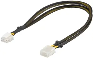 Cablu de extensie alimentare placa de baza 8 pini EPS tata-mama 0.44m Goobay