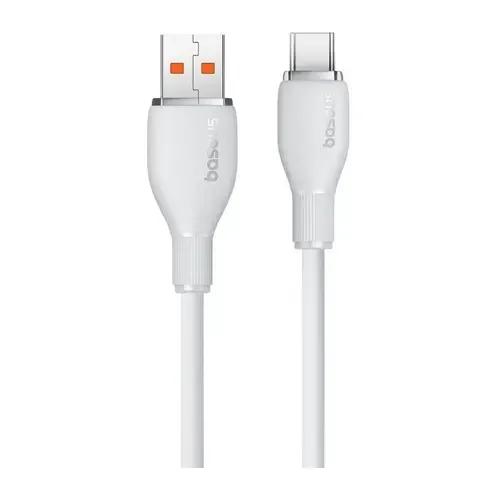 Cablu alimentare si date Baseus Pudding Fast Charging USB - USB Type-C 3.2 gen 1 100W 2m alb P10355703221-01