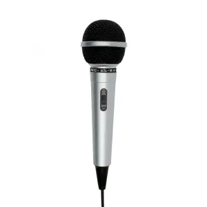 Microfon dinamic polar cardioid de mana argintiu 6.3 mm SAL M 41