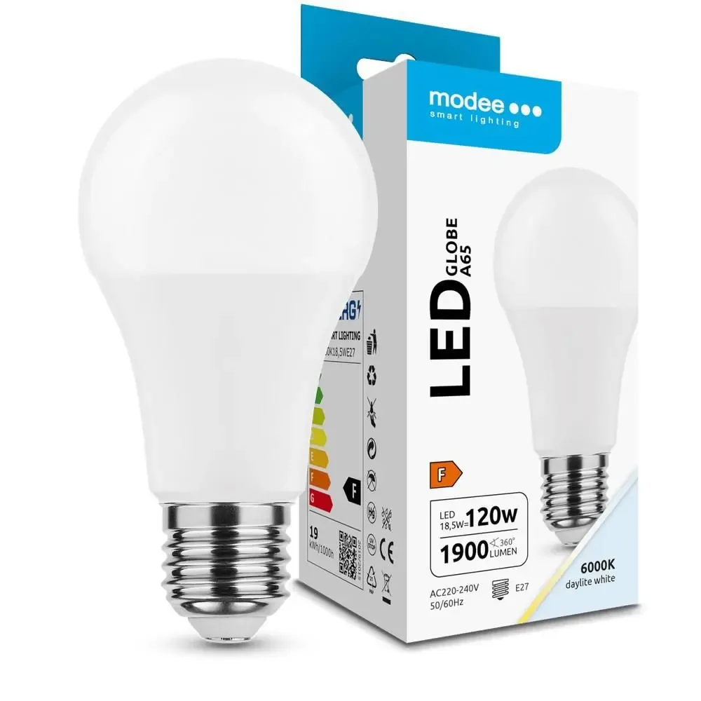 Bec LED Modee A65 E27 18.5W 230V 1900lm 6000K lumina alb rece ML-G6000K18,5WE27