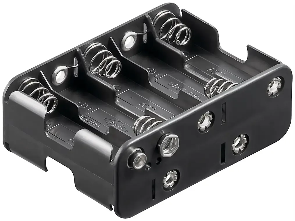 Suport baterii 10x AA R6 cu mufa Tip 9V 11469 Goobay