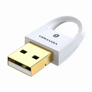 Adaptor Bluetooth 5.0 Vention CDSW0 conectare prin USB 2.0 max 20m antena interna alb
