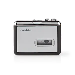 Convertor caseta in MP3 portabil Nedis cu cablu USB si software ACGRU100GY