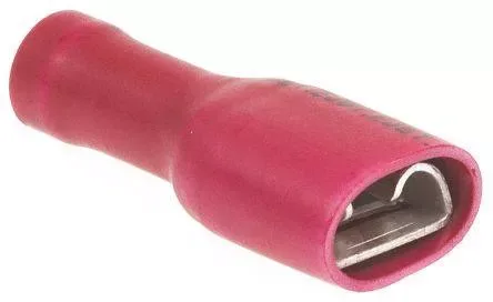 Terminal papuc plat 4.8mm 0.8mm mama 0.5/1.5mm2 crimpat pe cablu rosu JST LVDDF1.25-187A-8
