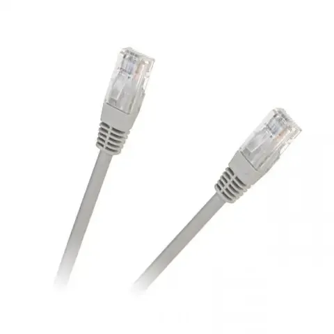 Cablu retea CAT6 UTP patchcord 2x RJ45 5m CCA gri