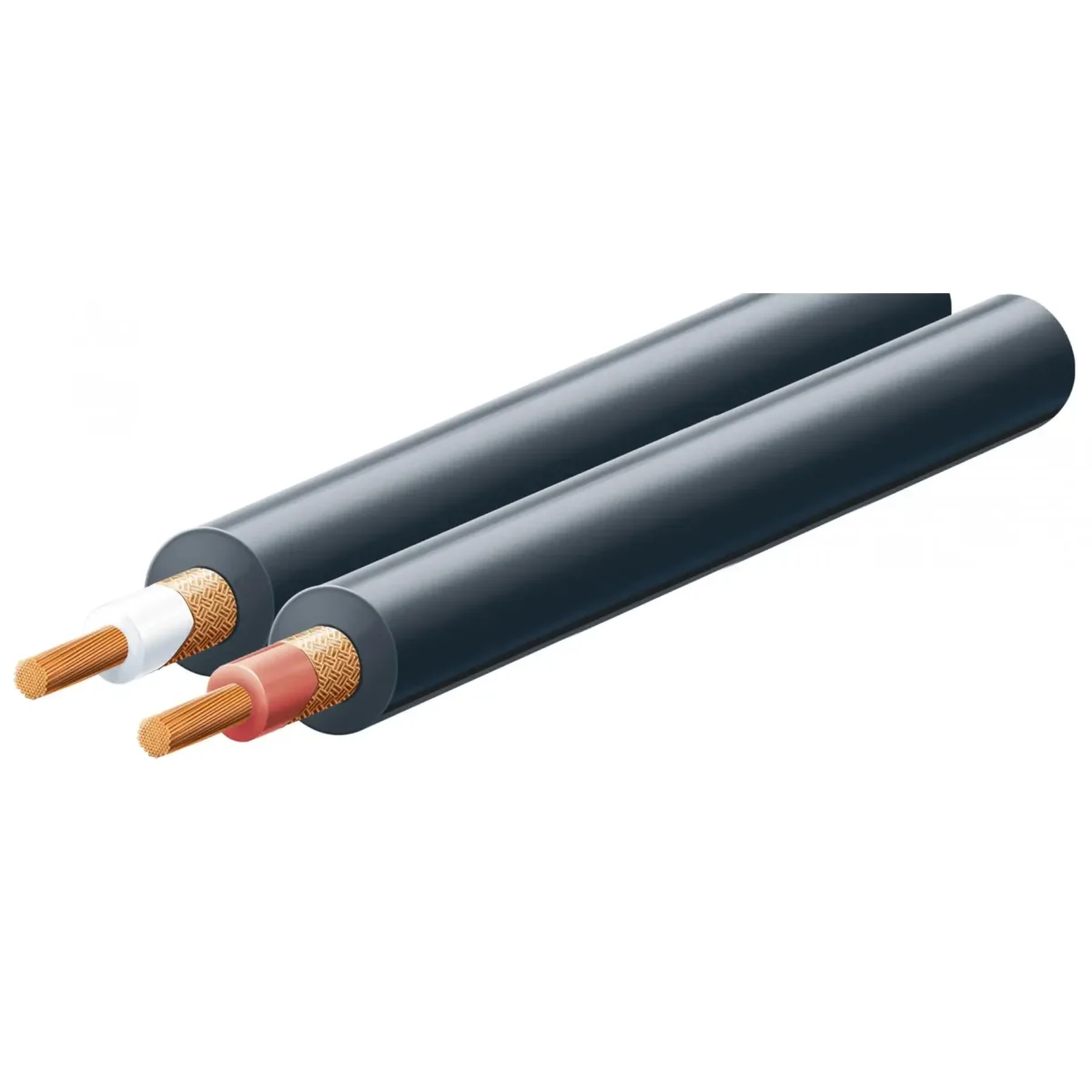 Cablu audio stereo ecranat 2 fire plat x 0.08mm2 Home KN 6