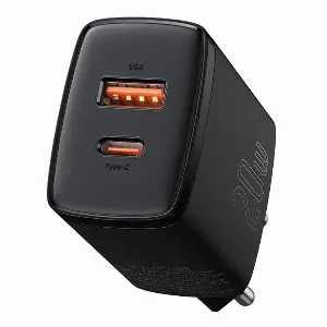 Incarcator retea QC3.0 20W BASEUS CCXJ-B01 USB-C + USB-A