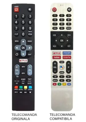 Telecomanda inlocuitoare compatibila pentru televizor Utok U40FHD5 U43UHD1 U50UHD1 U55UHD1 MFY 1215 (362-3)