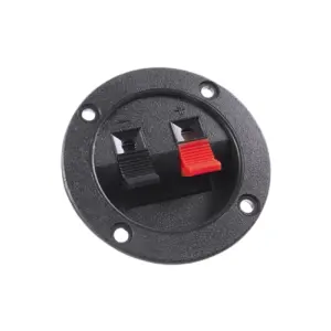 Conector boxa 2 contacte push rotund