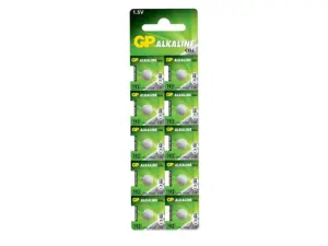 Baterii buton alcaline GP AG3 10buc GP192-BL10
