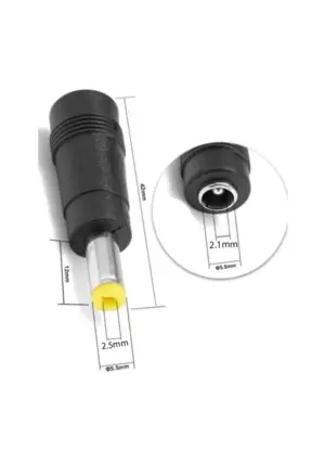 Mufa adaptoare 2.1/5.5mm mama - 2.5/5.5mm tata (536)