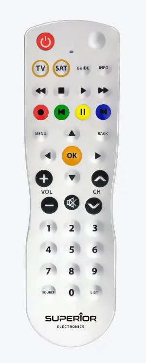 Telecomanda universala pentru TV model Superior SAFE se poate spala (332)