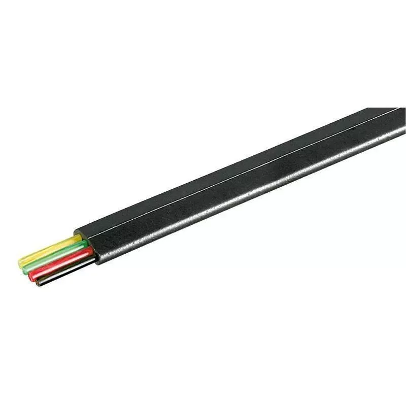 Cablu telefonic 4 fire plat cupru AWG 30 negru Goobay