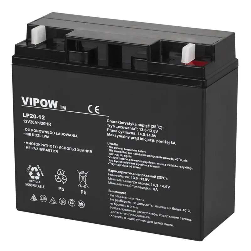 Acumulator gel plumb 12V 20Ah Vipow BAT0218