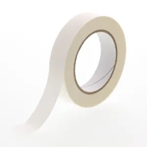 Banda dublu adeziva buretata 19mm 5m alba Universal Wconn GEDFW8