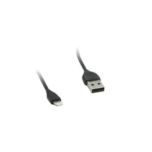 Cablu de incarcare USB Remax Lesu iPhone 5 iPhone 6 iPhone 7 Negru 1m