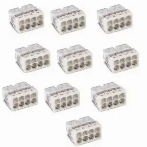 Set 10 conectori doza Ultra-slim 8x2.5mm2 WAGO 2273-208-10