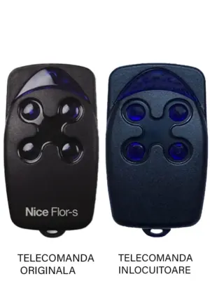 Telecomanda inlocuitoare poarta garaj radio cu 4.5 milioane de combinatii Nice Flo 4 R-S Sistem cu cod dinamic de 433.92MHz cu a