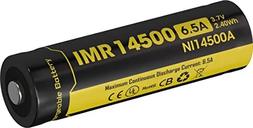 Acumulator 14500 LI-ION NITECORE NI14500A 3.7V 650mAh 6.5A cu pin