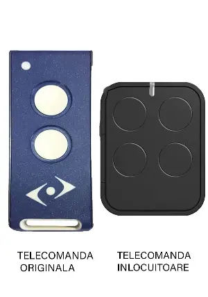 Telecomanda inlocuitoare poarta garaj Life Dream cu 2 canale/ rolling code/ 433.92Mhz (834)