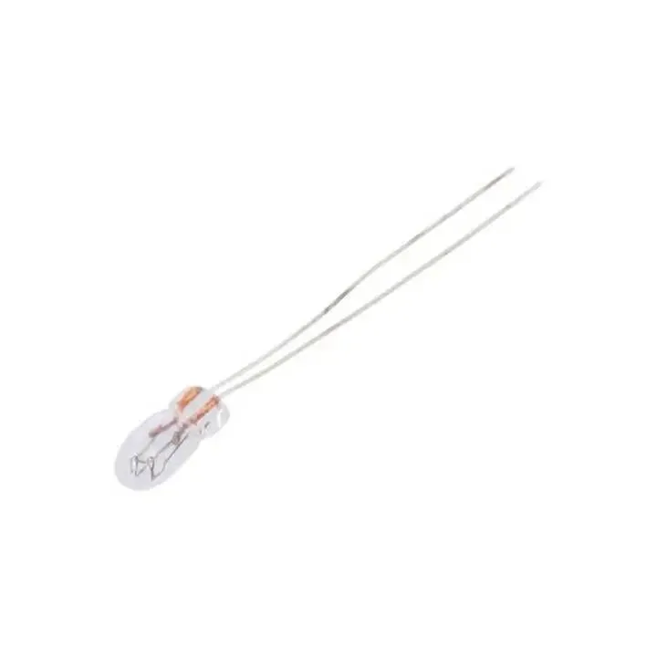 Set 10 becuri T1¼  mini incandescent 14V /40mA 0.56W 2700K 11.7x4.14 mm cu fire 25.4 mm Goobay 9419-10