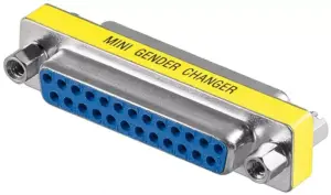 Adaptor D-SUB 25 pini mama - D-SUB 25 pini mama metalic Goobay
