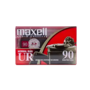 Caseta audio MAXELL UR90 90 minute NORMAL BIAS IEC TYPE I EQ 120