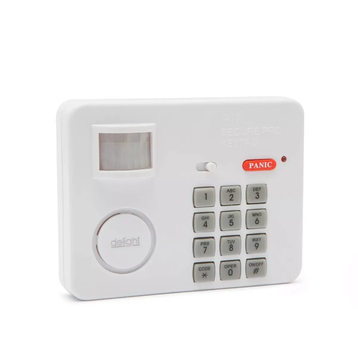 Alarma cu senzor de miscare cu protectie cu cod PIN delight