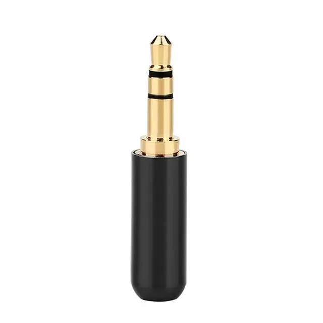 Mufa audio Premium slim JACK 2.5 mm Stereo tata contacte aurite carcasa metal